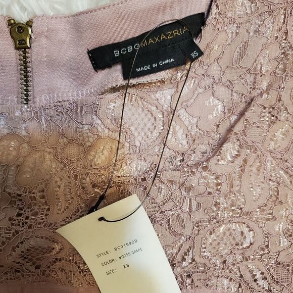 BCBGMAXAZRIA shift dress  lilac NWT - Picture 7 of 12